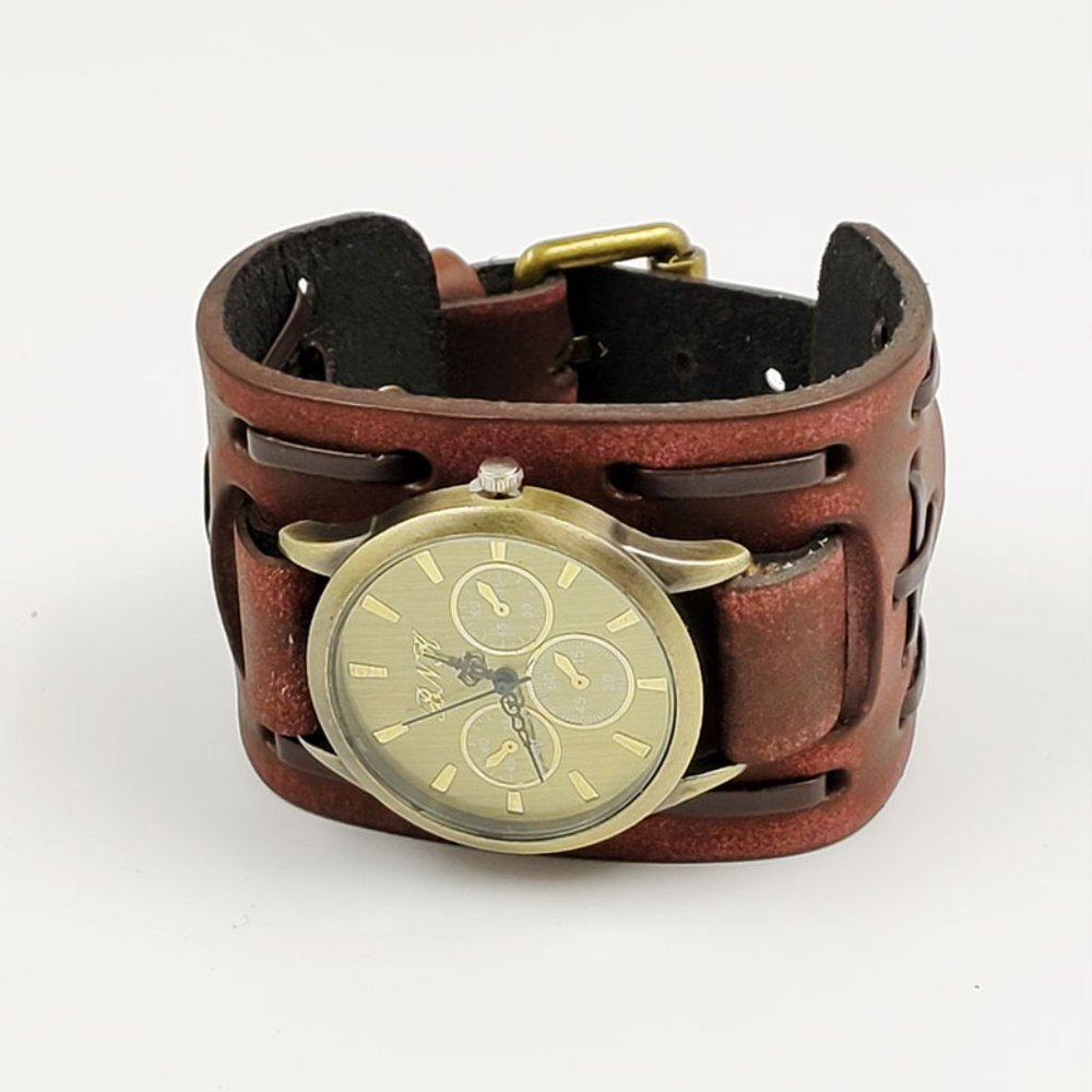 ✨✨BRAND NEW Punk Style Vintage Leather Men's Watch